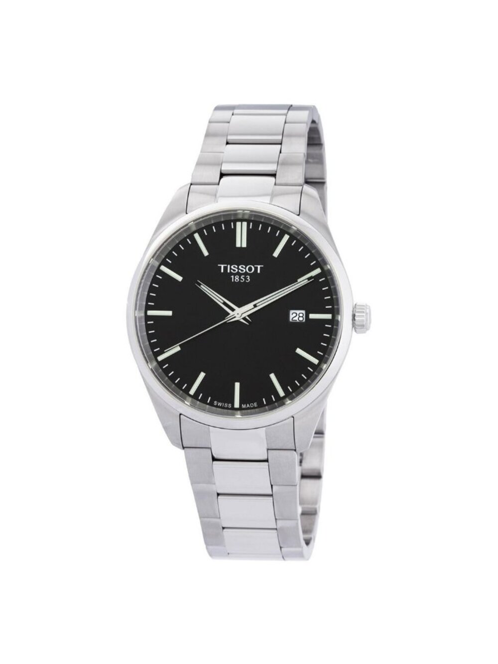 NWT Tissot PR 100 Quartz Black Dial Men's Watch
